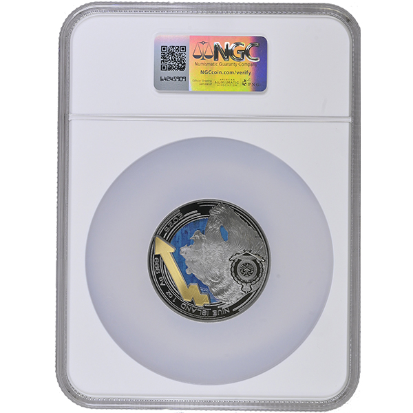 Bull and Bear Markets Ruthenium Edition PF 69 Ultra CameoO Bull and Bear Markets Ruthenium Edition PF 69 Ultra CameoO