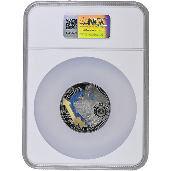 Bull and Bear Markets Ruthenium Edition PF 70 Ultra CameoO Bull and Bear Markets Ruthenium Edition PF 70 Ultra CameoO