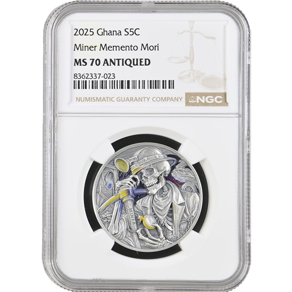 Miner MS 70 Antiqued NGC