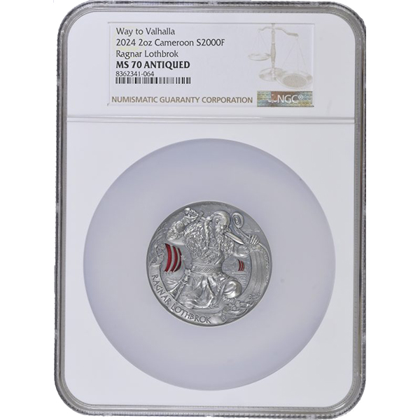 Ragnar Lothbrok MS 70 Antiqued NGC