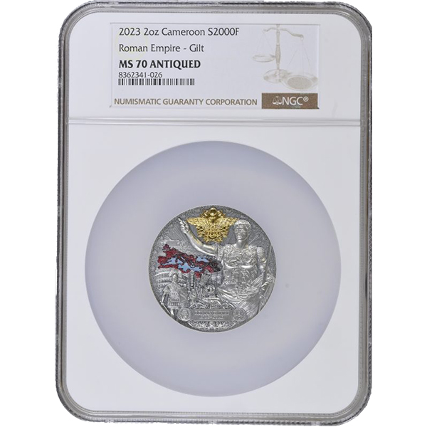 Roman Empire MS 70 Antiqued NGC